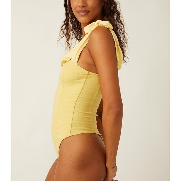 FREE PEOPLE Lola Bodysuit / Lemon Meringue - Picture 3 of 7